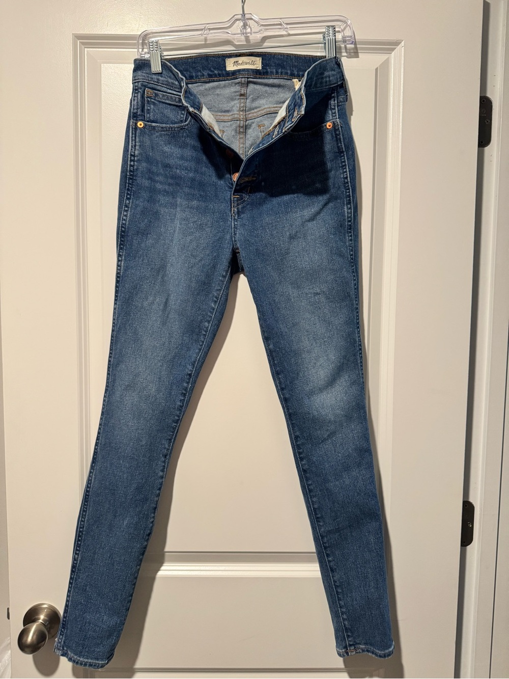 Madewell Skinny Jeans in Dark Blue Denim